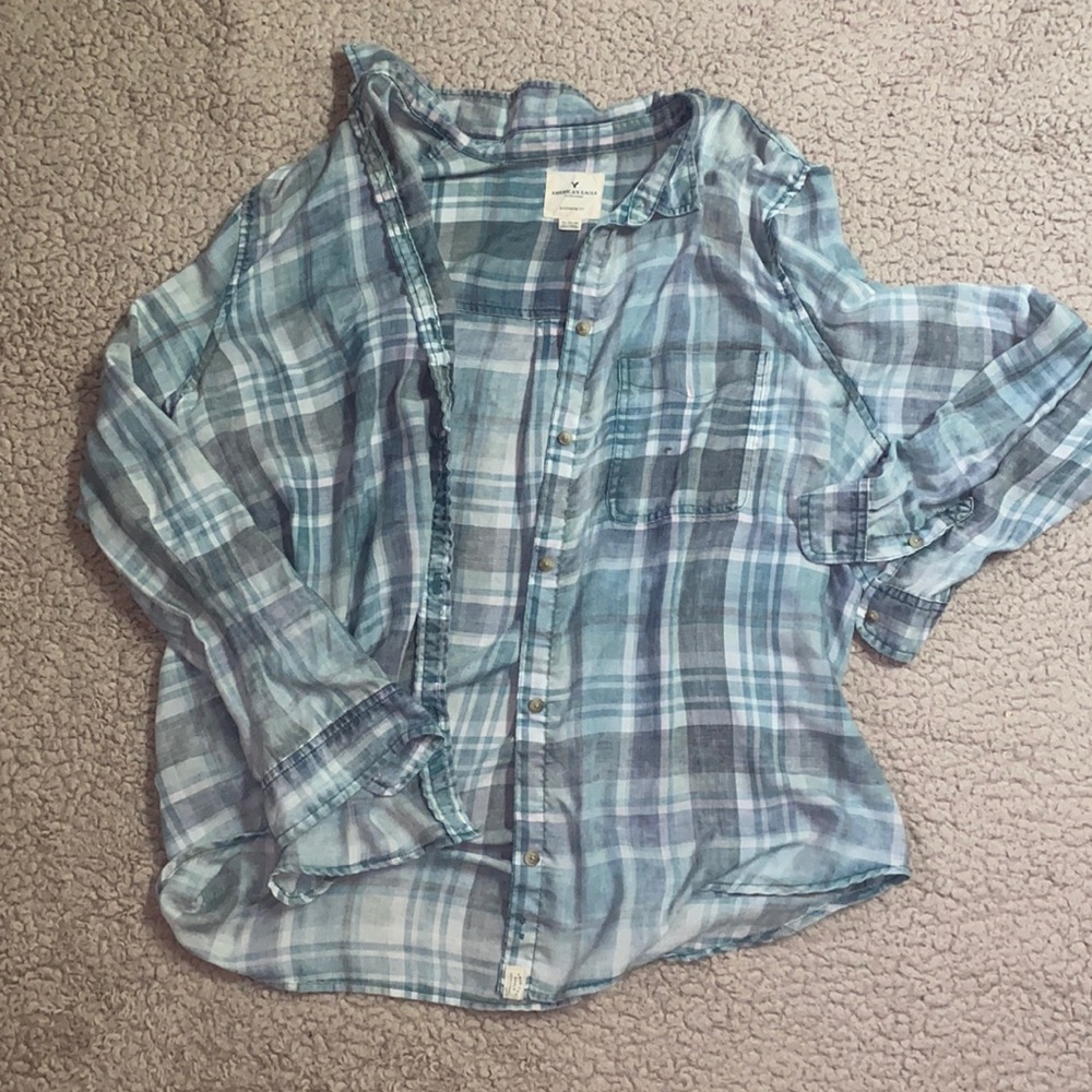 American eagle flannel shirt